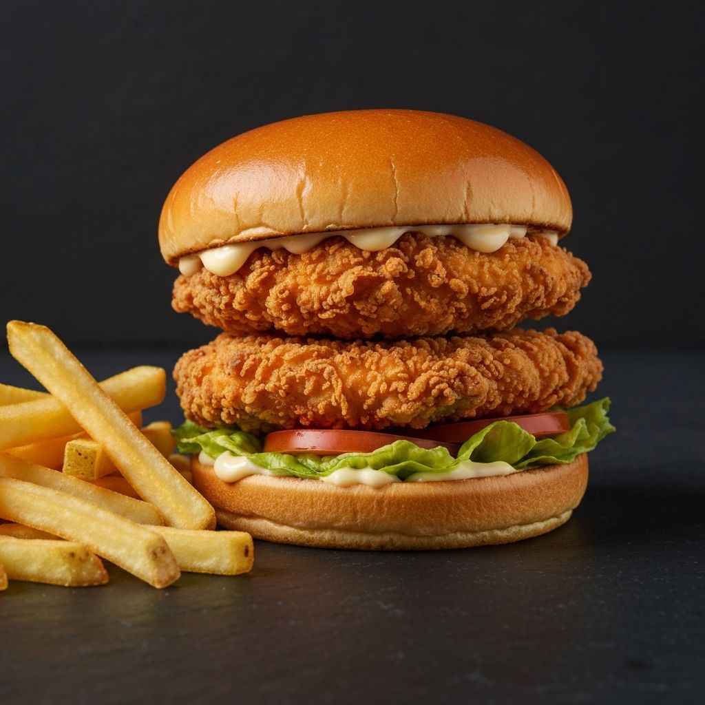 Double Chicken Burger