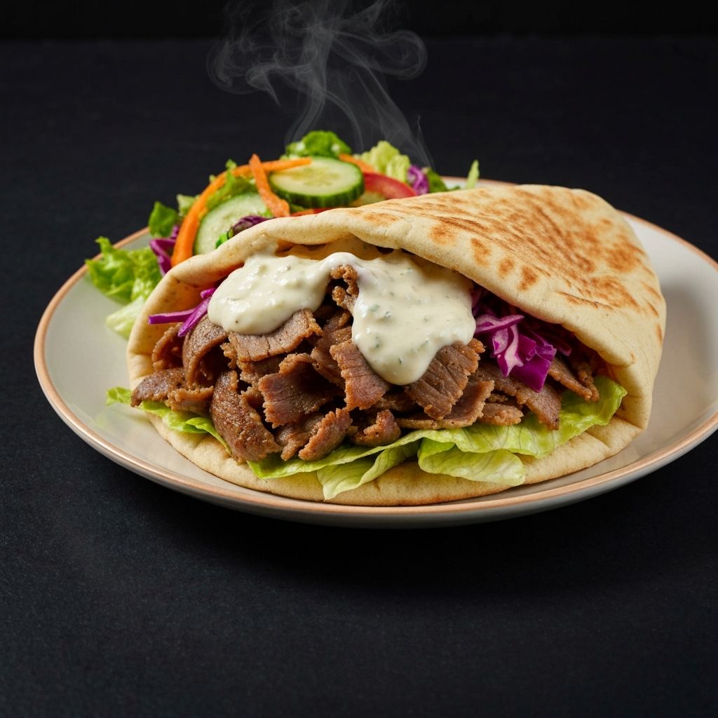 Lamb Doner Wrap